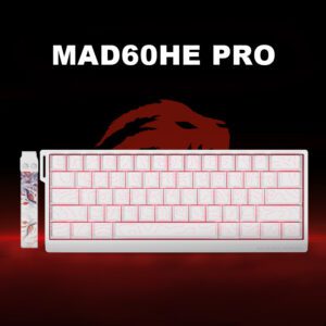 White Contour Side-Printed Keycaps