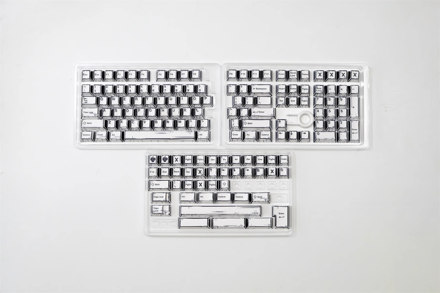 Comics PBT Keycaps