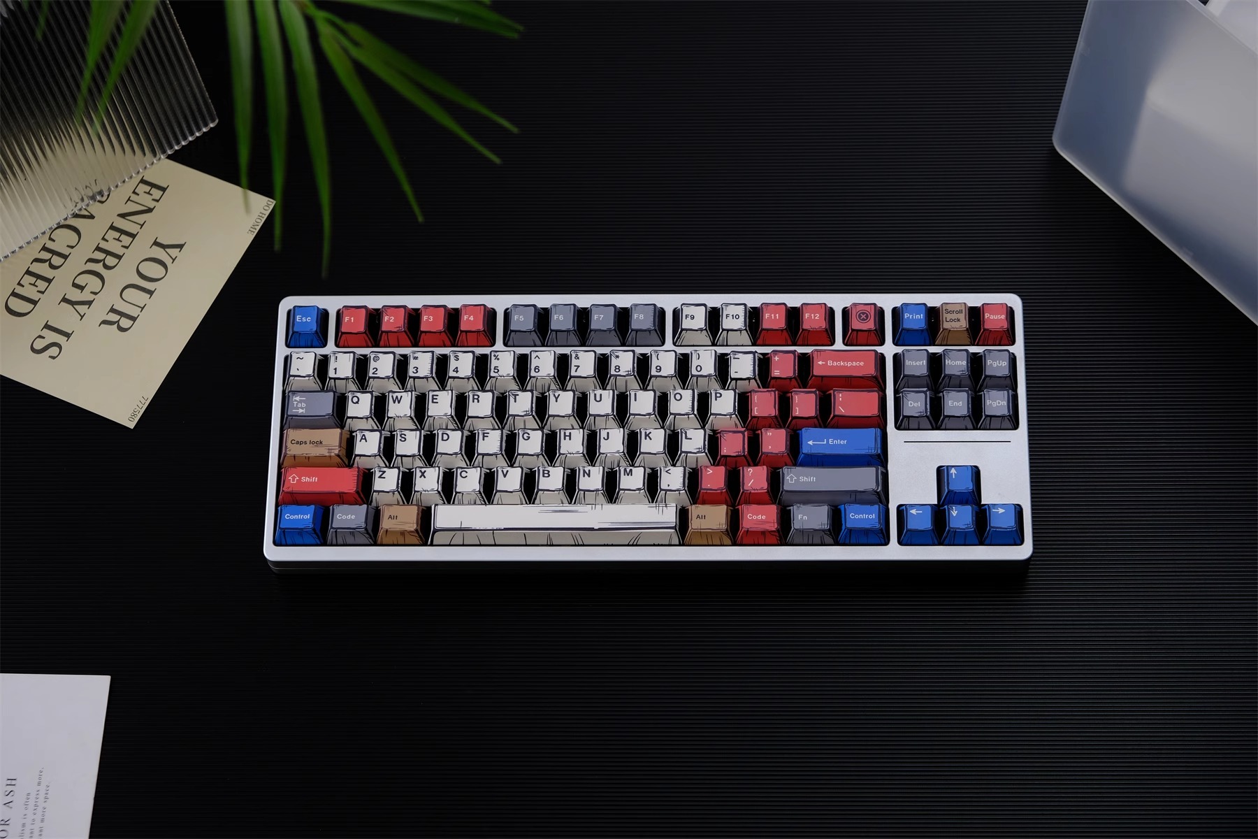 Comics Mixed Lights Keycaps