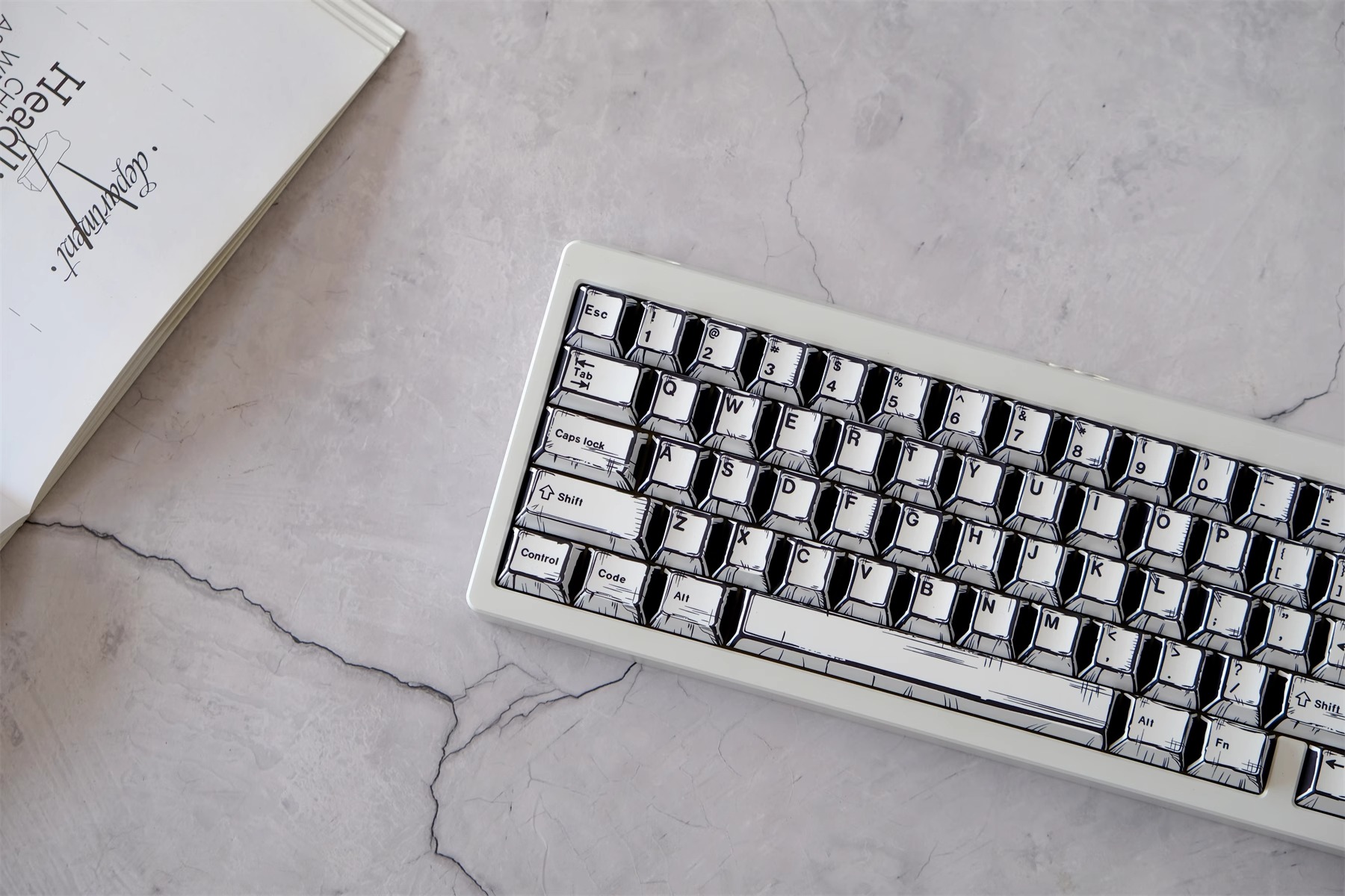Comics PBT Keycaps