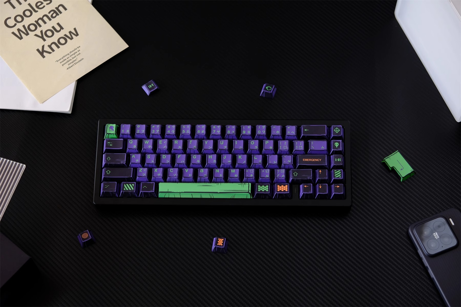 anime keycaps EVA keycaps 