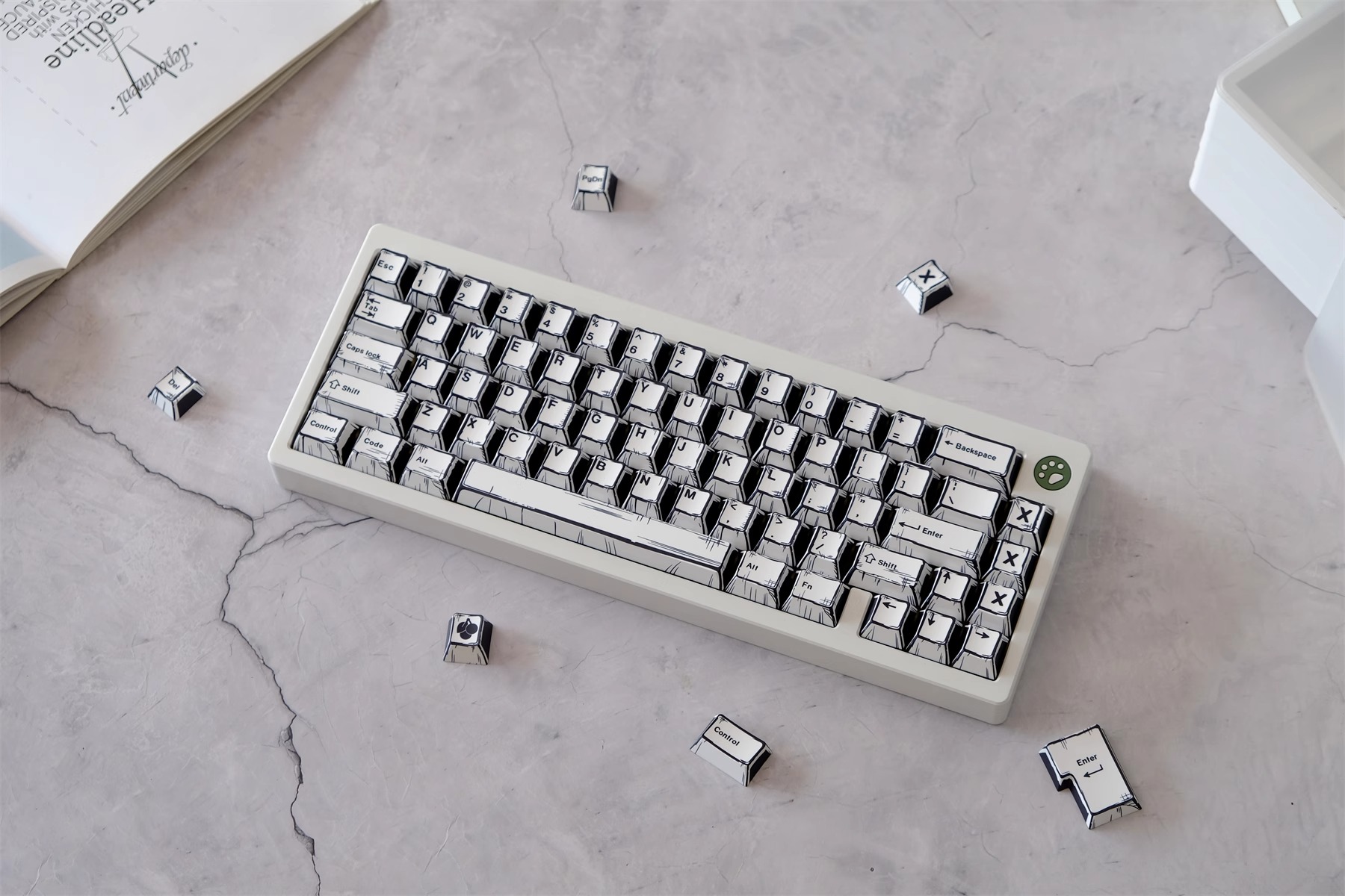 Comics PBT Keycaps
