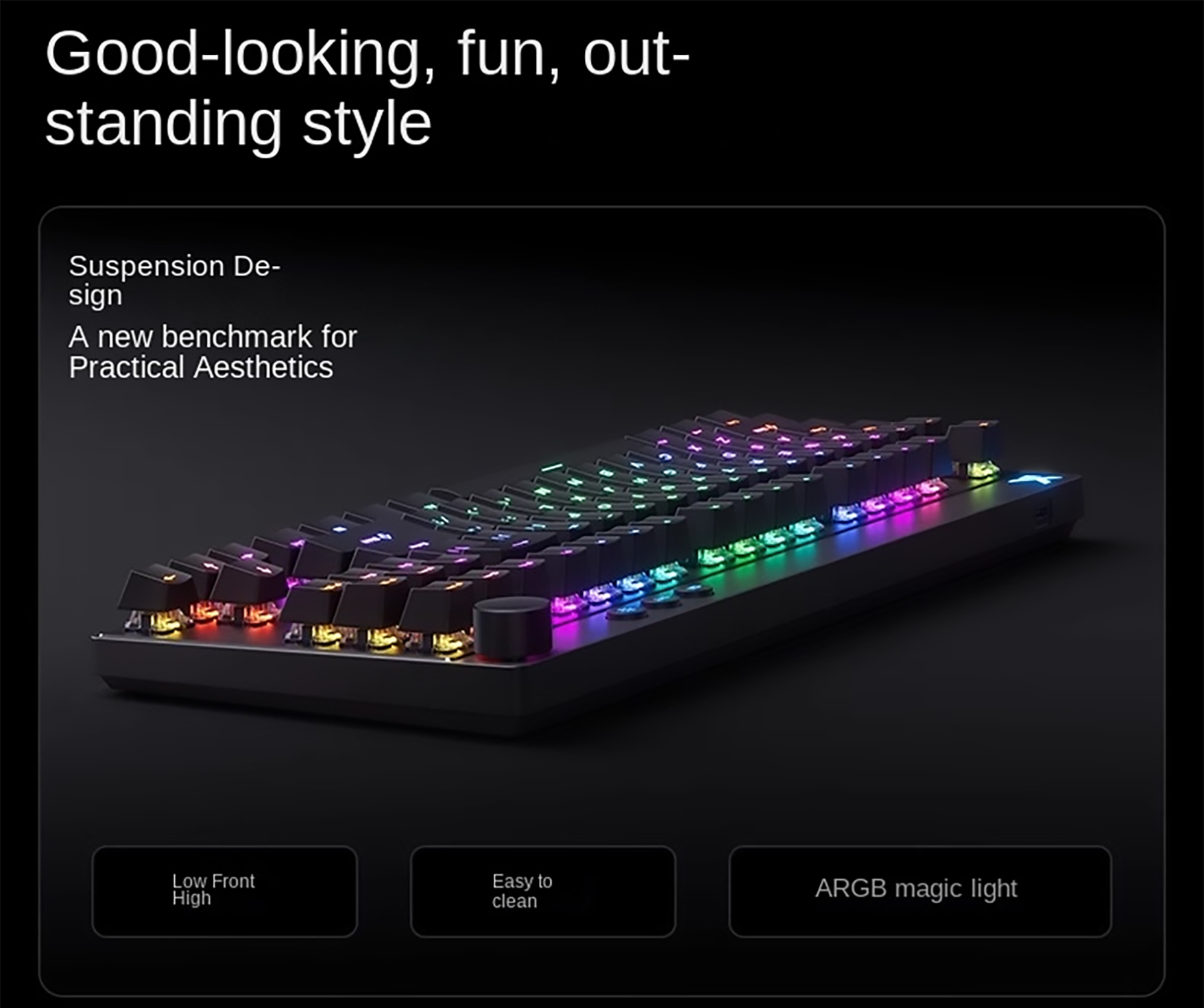 MCHOSE Mix 87 hall effect keyboard