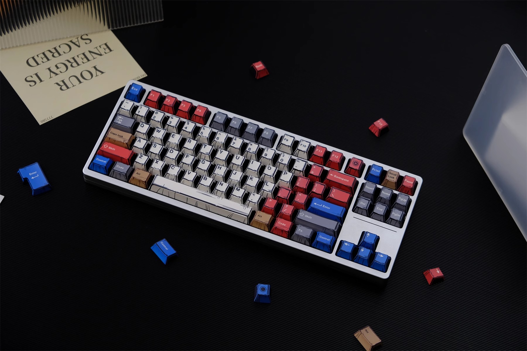 Comics Mixed Lights Keycaps