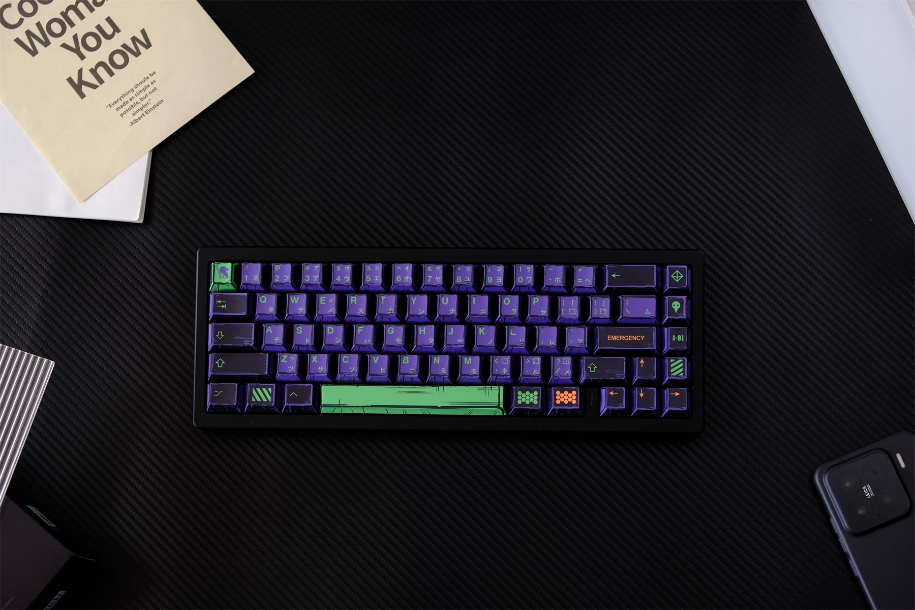 anime keycaps EVA keycaps 