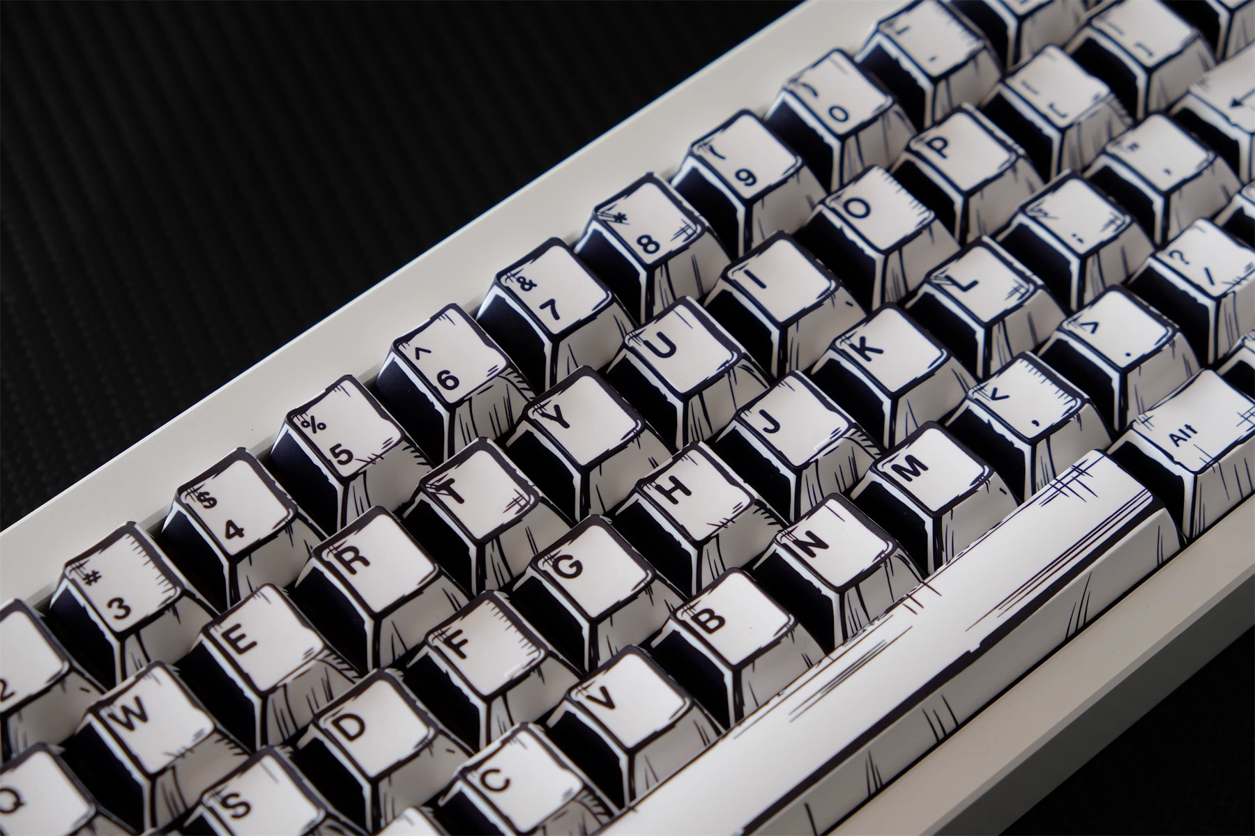 Comics PBT Keycaps