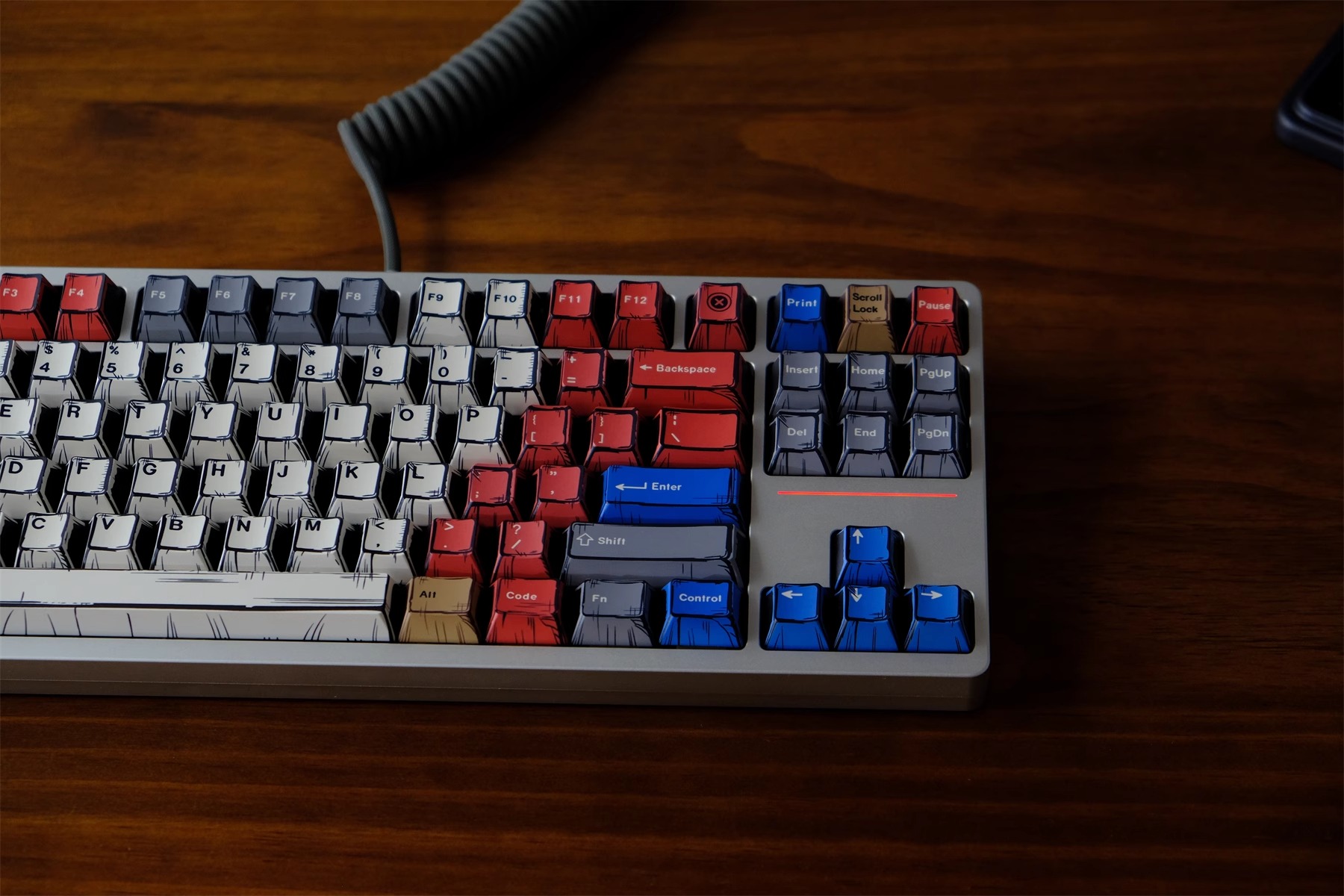 Comics Mixed Lights Keycaps