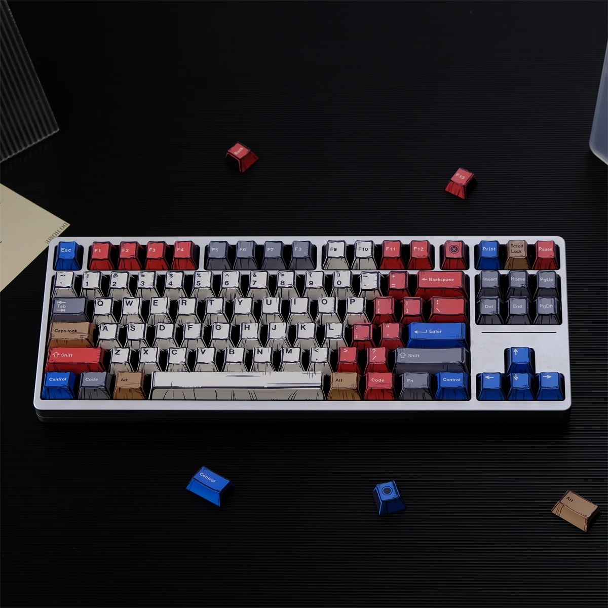 Comics Mixed Lights Keycaps