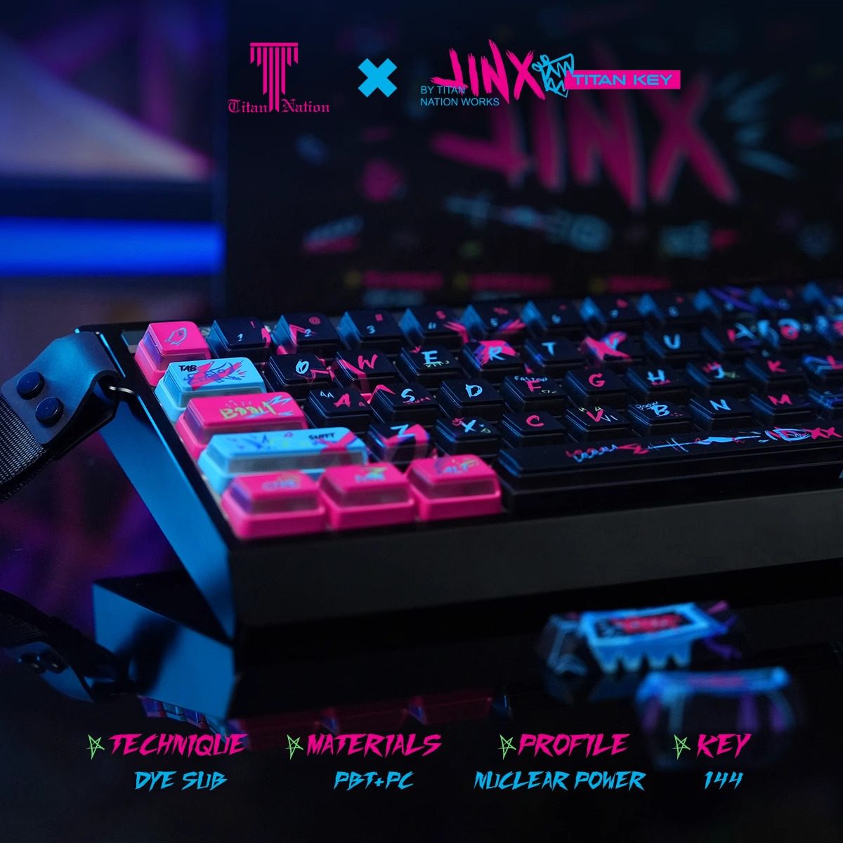 Arcane Jinx Keycaps