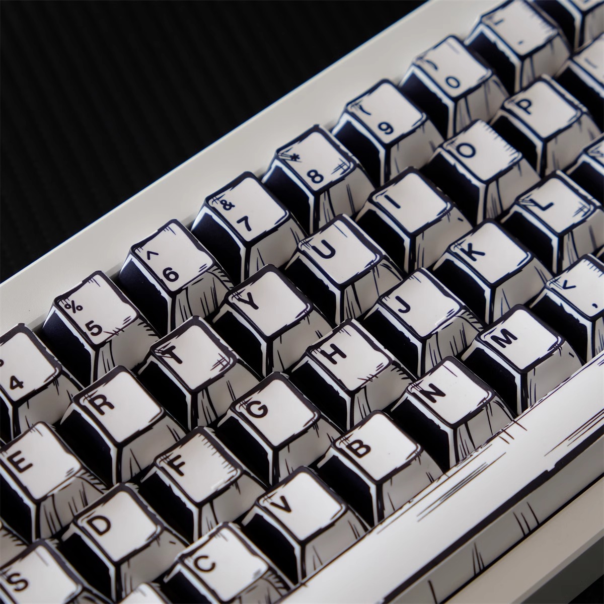 Comics PBT Keycaps