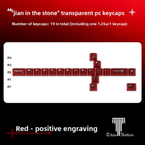 Red The Sword in the Stone - Dye-Sublimation (19 Keys)