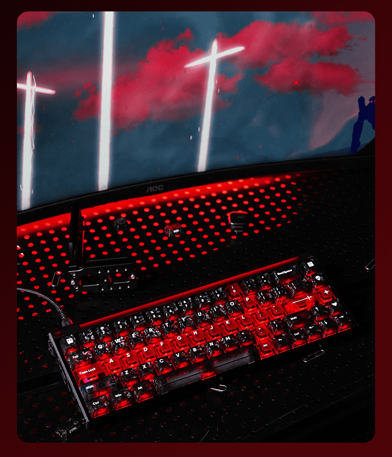 Titan Nation The Sword in the Stone Carbon Fiber Keycaps