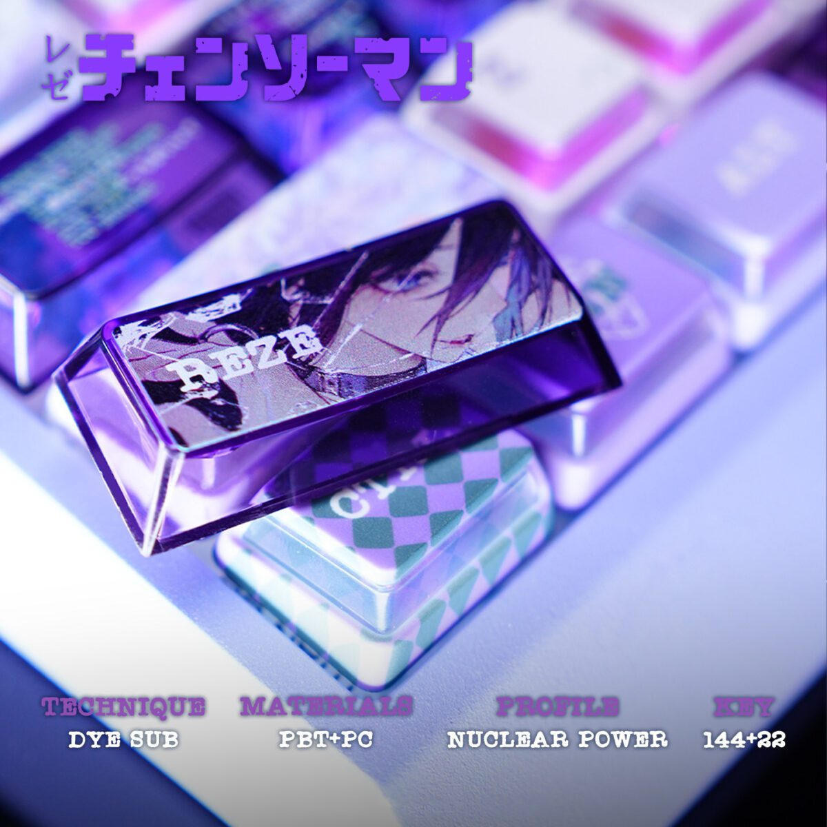 Titan Nation Chainsaw Man Reze Keycaps