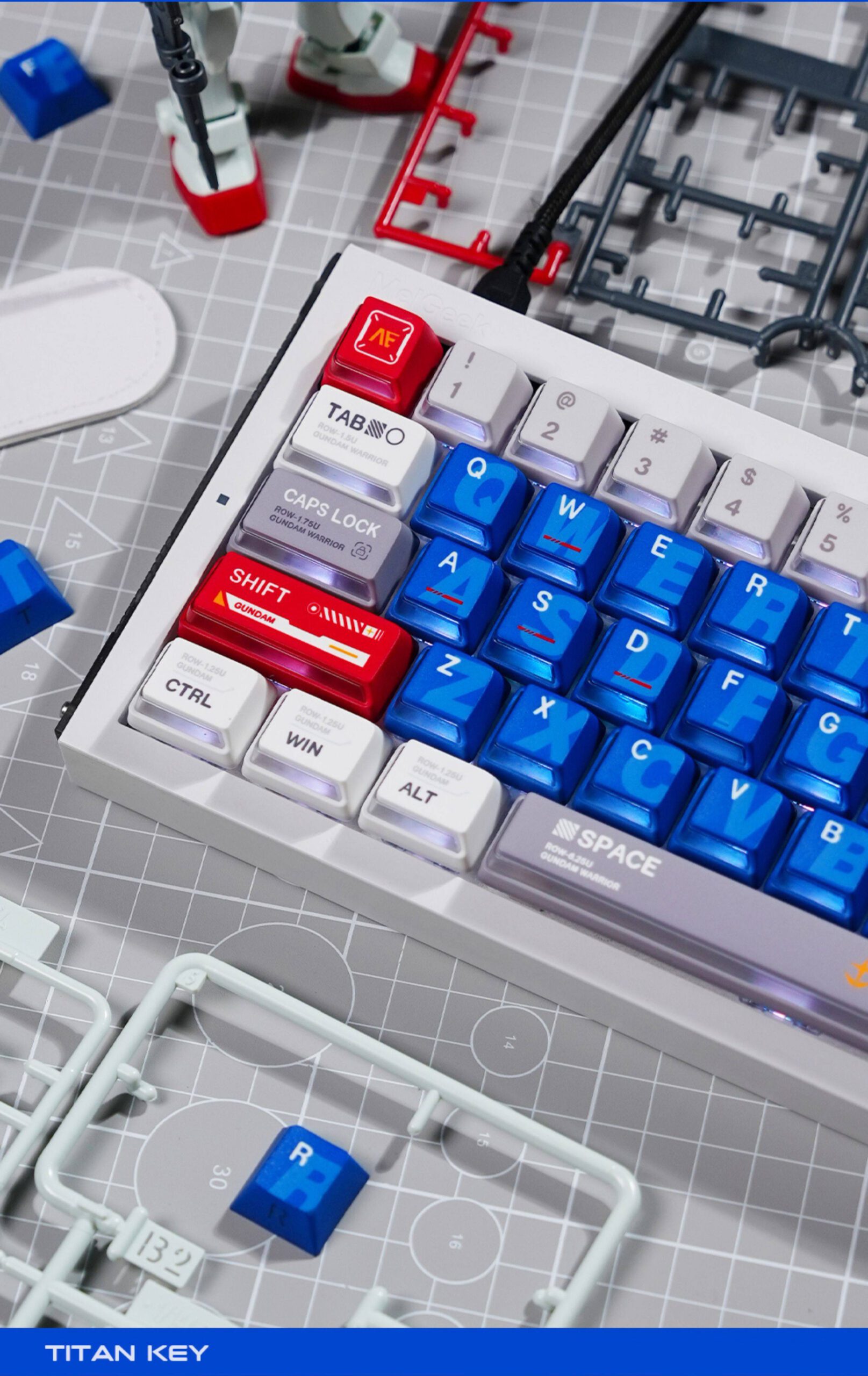 Gundam V2 Keycaps