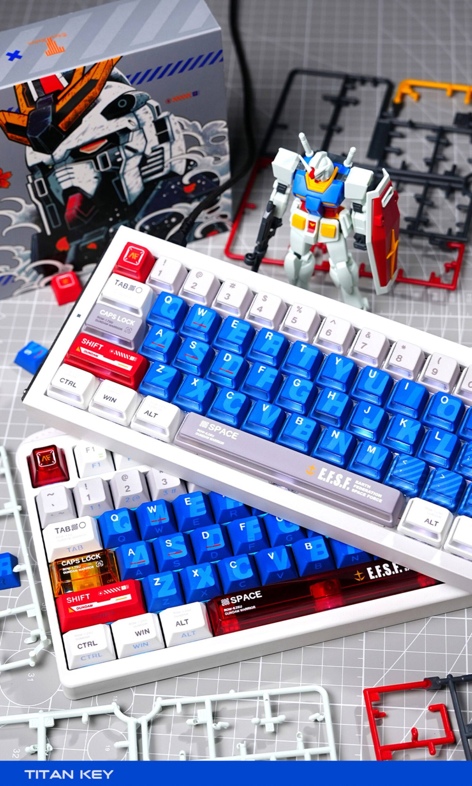 Gundam V2 Keycaps