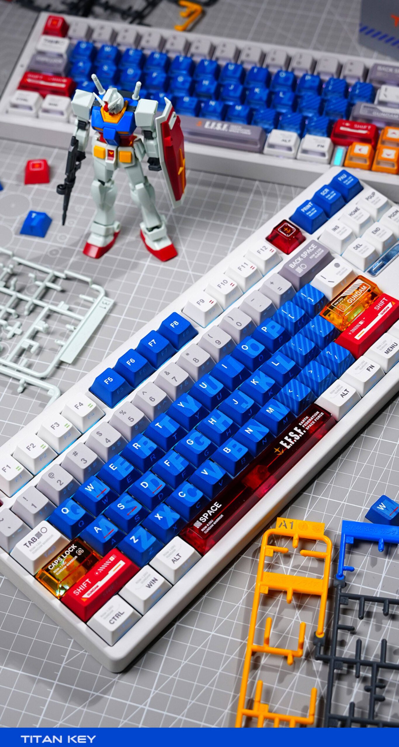 Gundam V2 Keycaps