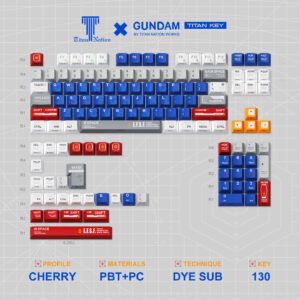 130-Key Cherry Side Backlit Keycaps