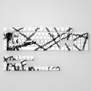 Makima Keycaps White 130Key - Cherry Profile