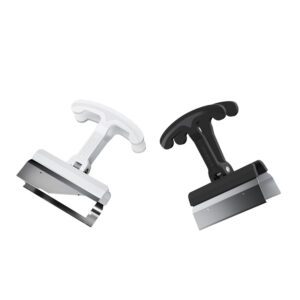 One black keycap puller and one white keycap puller.