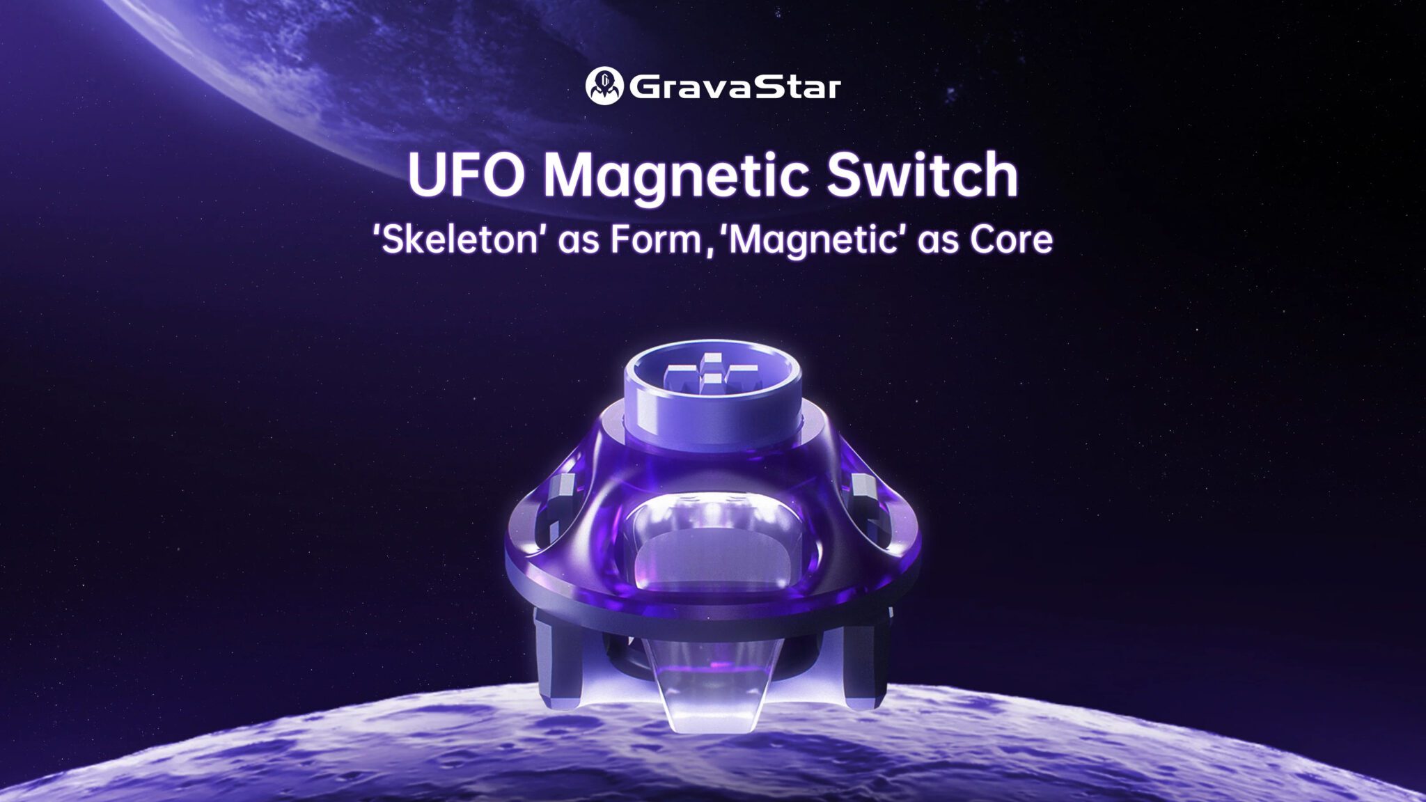 GravaStar UFO Hall Effect Switches - Linear Custom