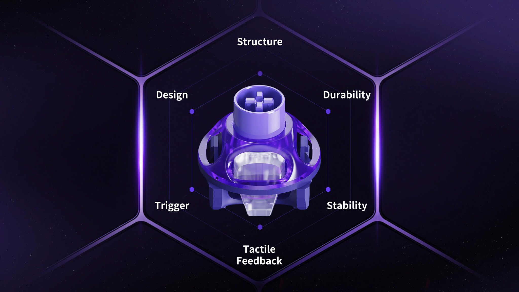 GravaStar UFO Hall Effect Switches - Linear Custom