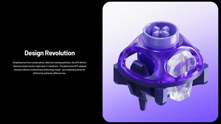 GravaStar UFO Hall Effect Switches - Linear Custom