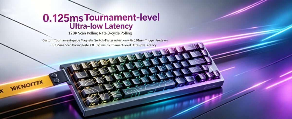 ATTACK SHARK X68 HE: 60% ホールエフェクトキーボードコンボ