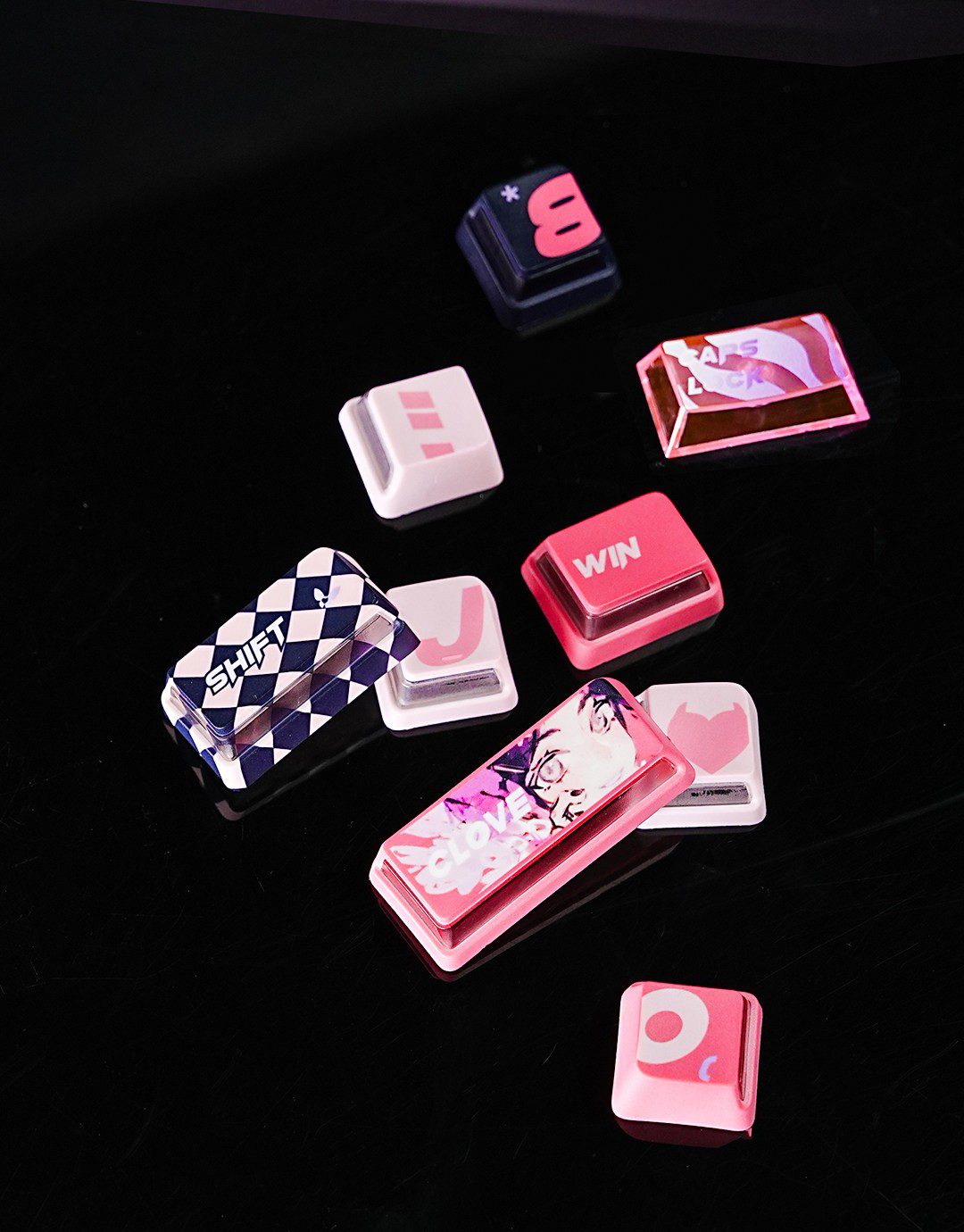 Titan Nation Dusk Butterfly Keycaps