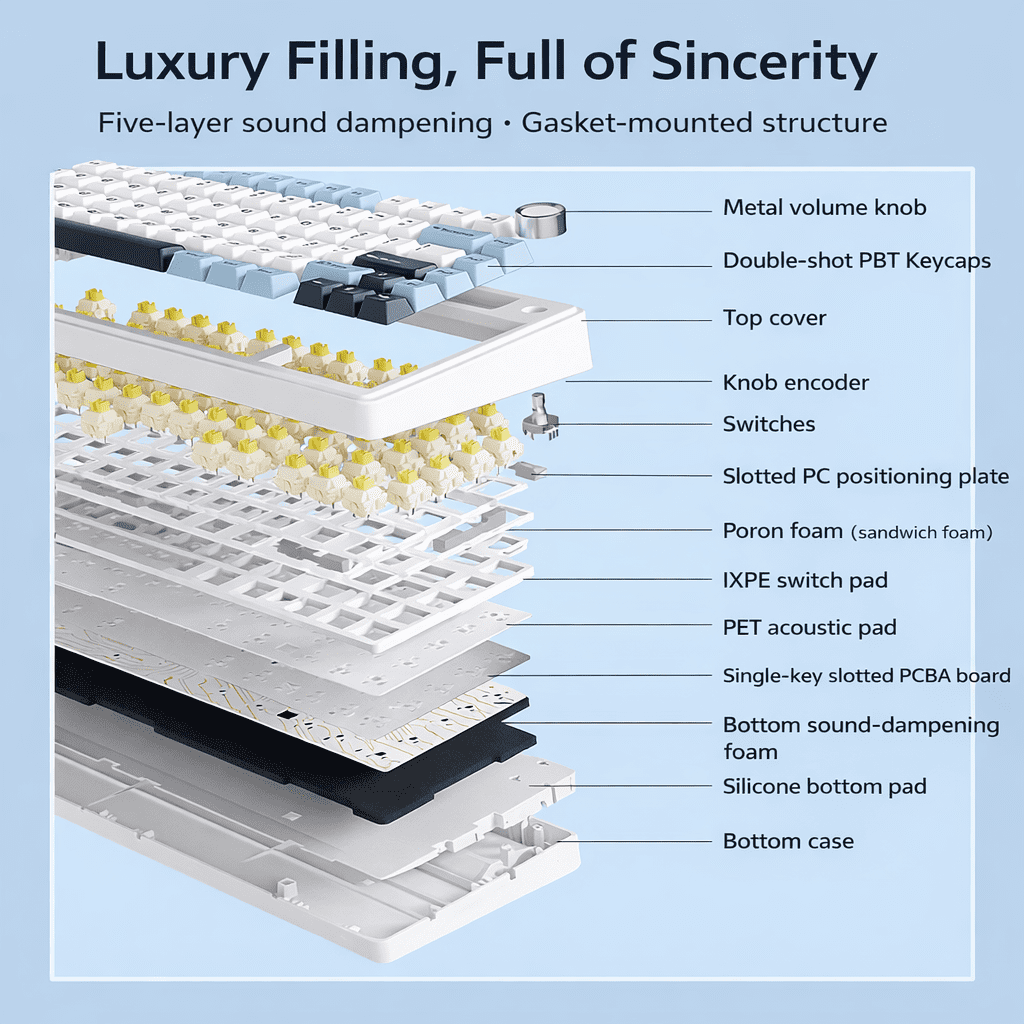 AULA F57 Mechanische Tastatur