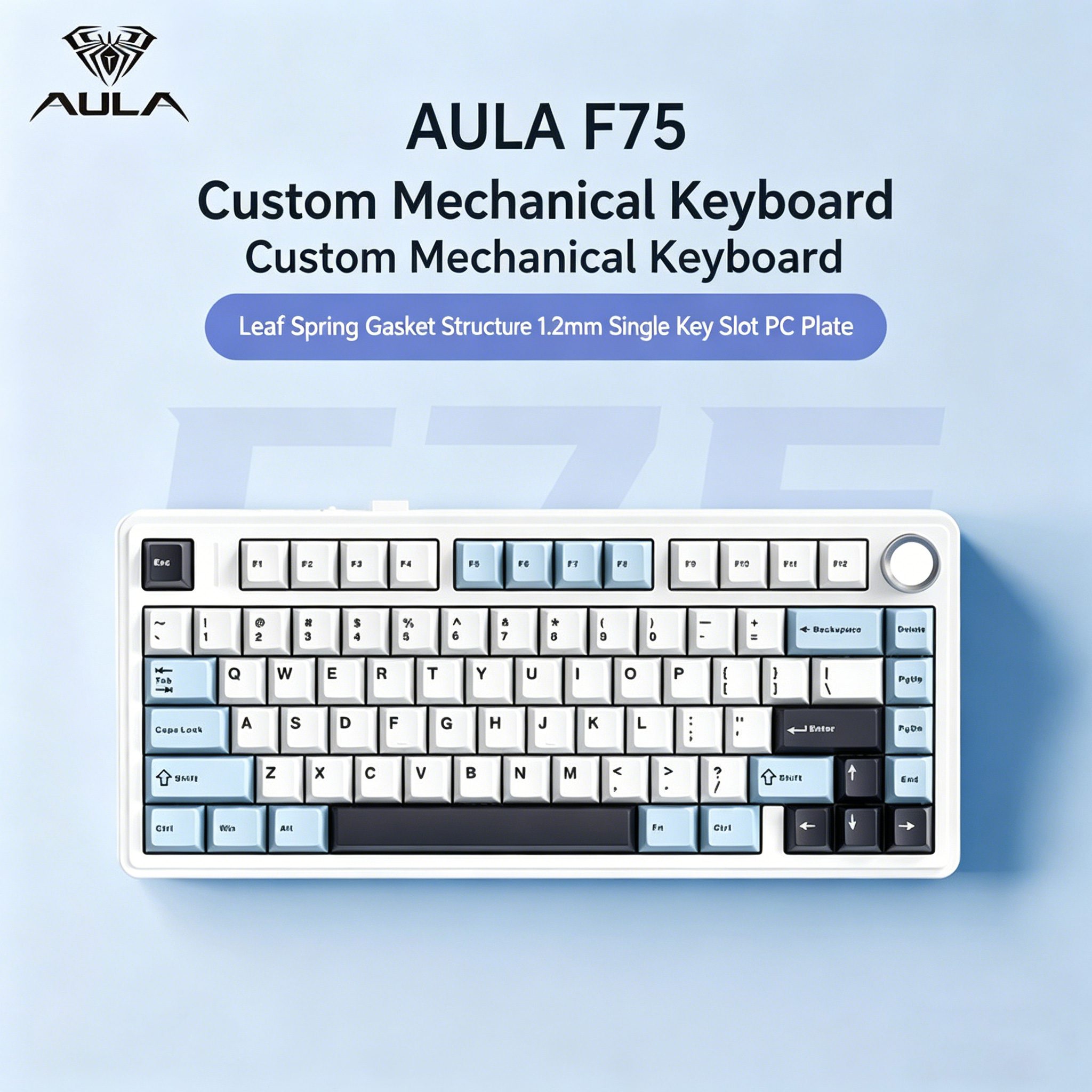 AULA F75 メカニカルキーボード：最高の75%ゲーミングキーボード