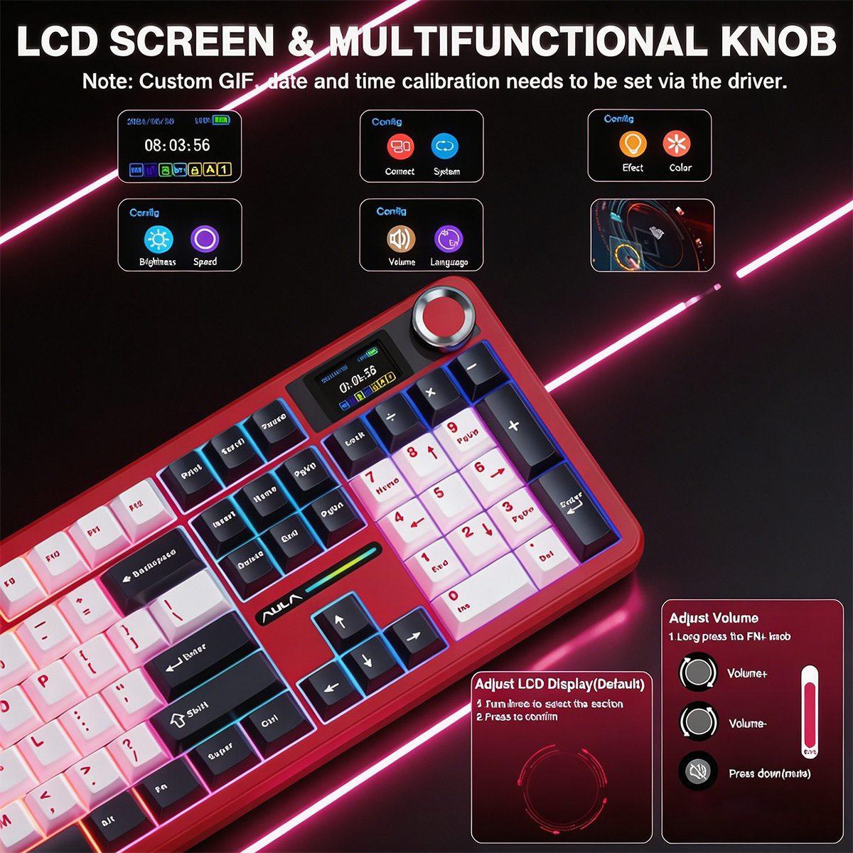 AULA F108 PRO Mechanische Tastatur