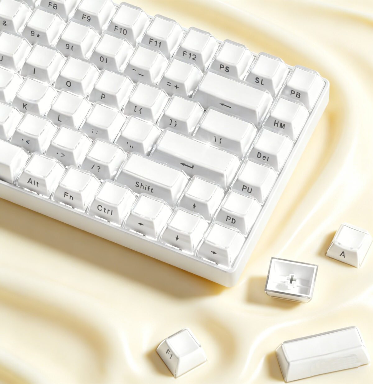 Kristallgelee-Tastenkappen