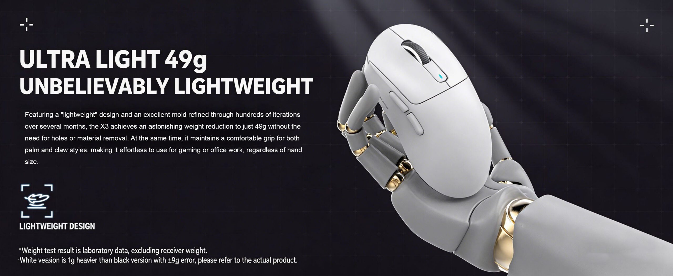 ATTACK SHARK X3 Wireless Gaming Mouse