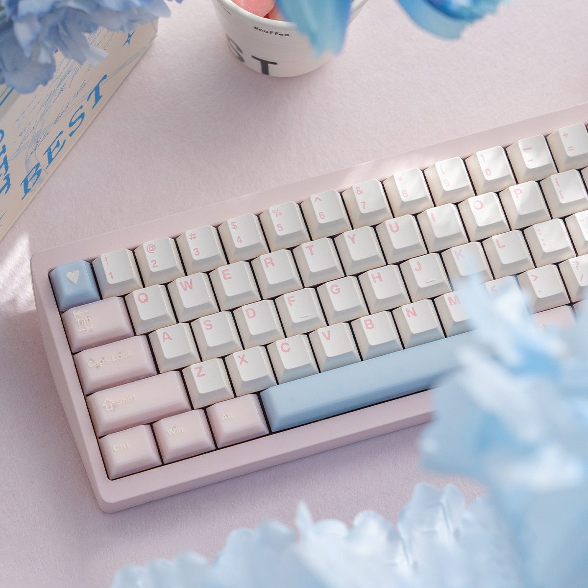 Sea Salt Soda Translucent Custom Keycaps