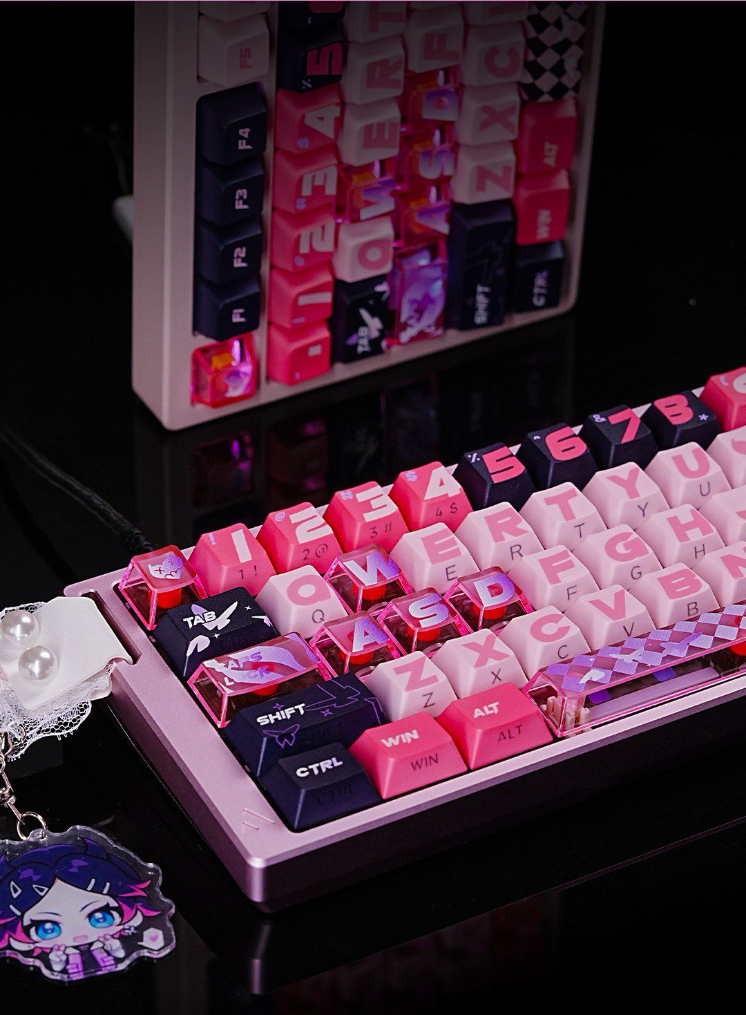 Titan Nation Dusk Butterfly Keycaps