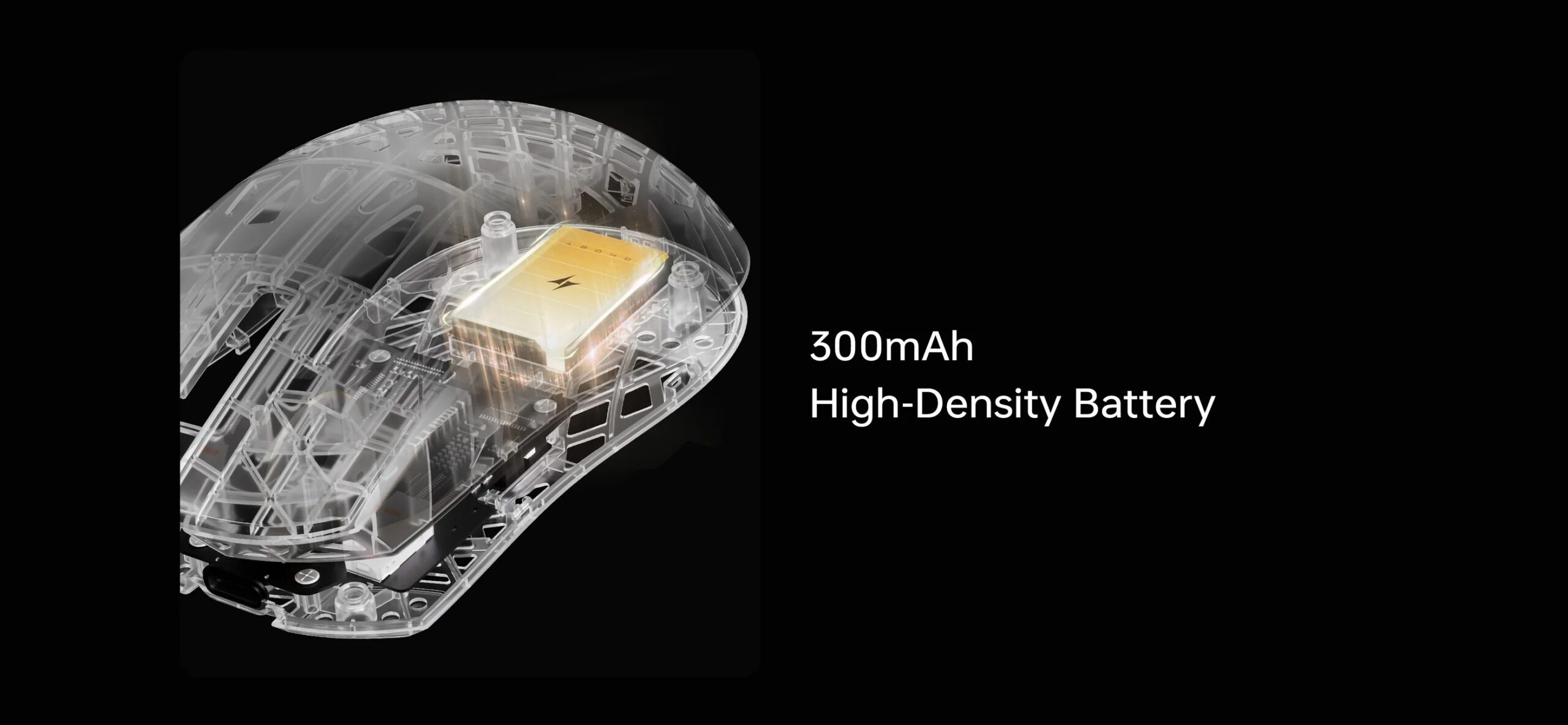 ATK Ghost Wireless Mouse featuring a 48g ultra-lightweight carbon fiber shell and 8K polling rate for esports