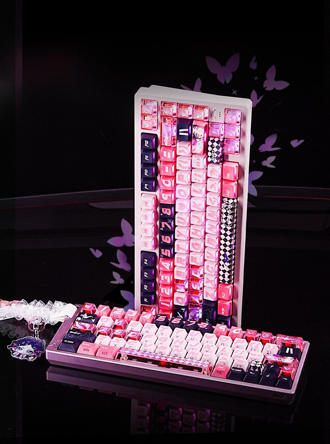 Titan Nation Dusk Butterfly Keycaps