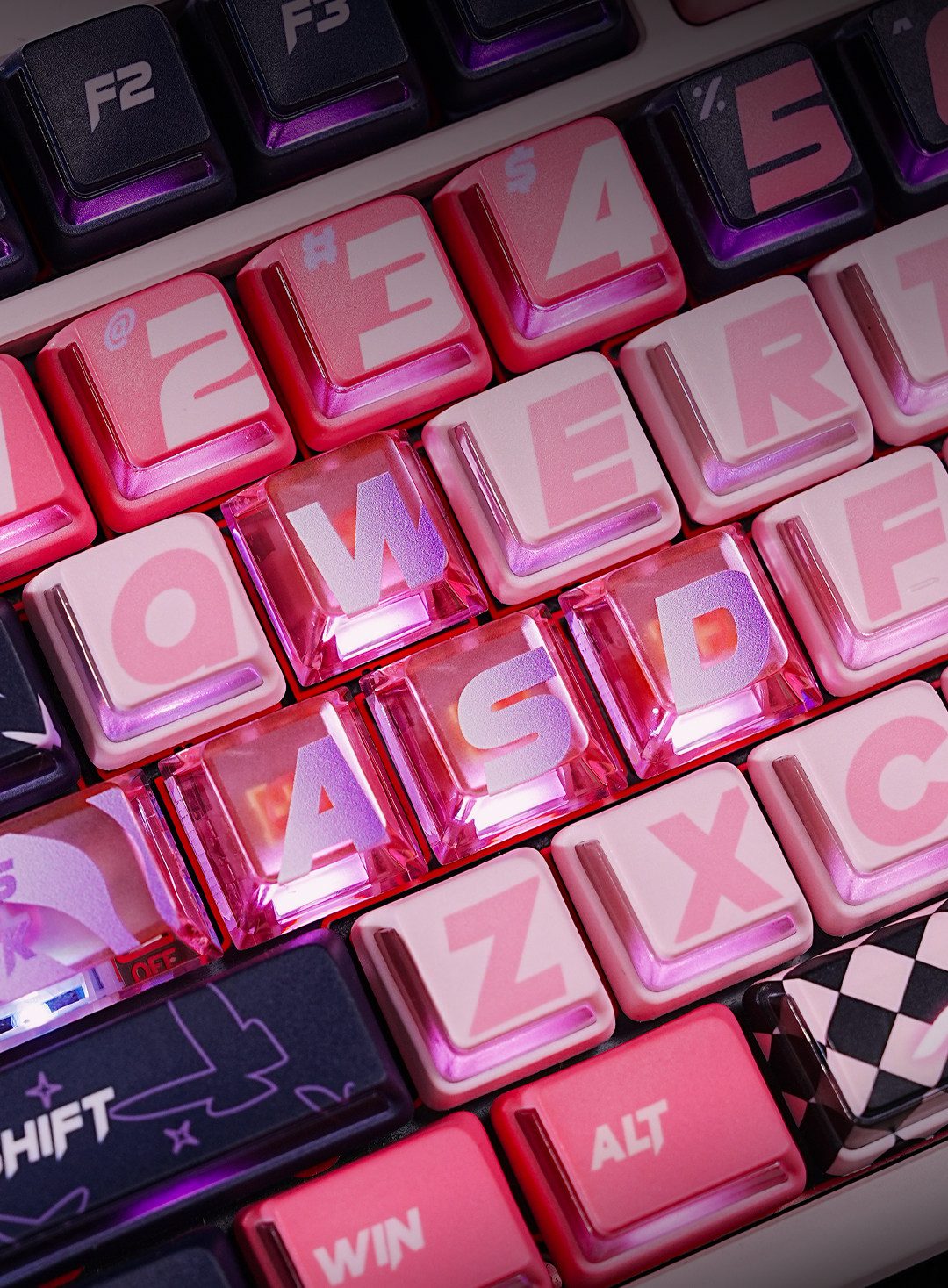 Titan Nation Dusk Butterfly Keycaps