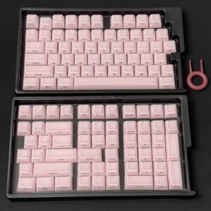 Pink crystal side print