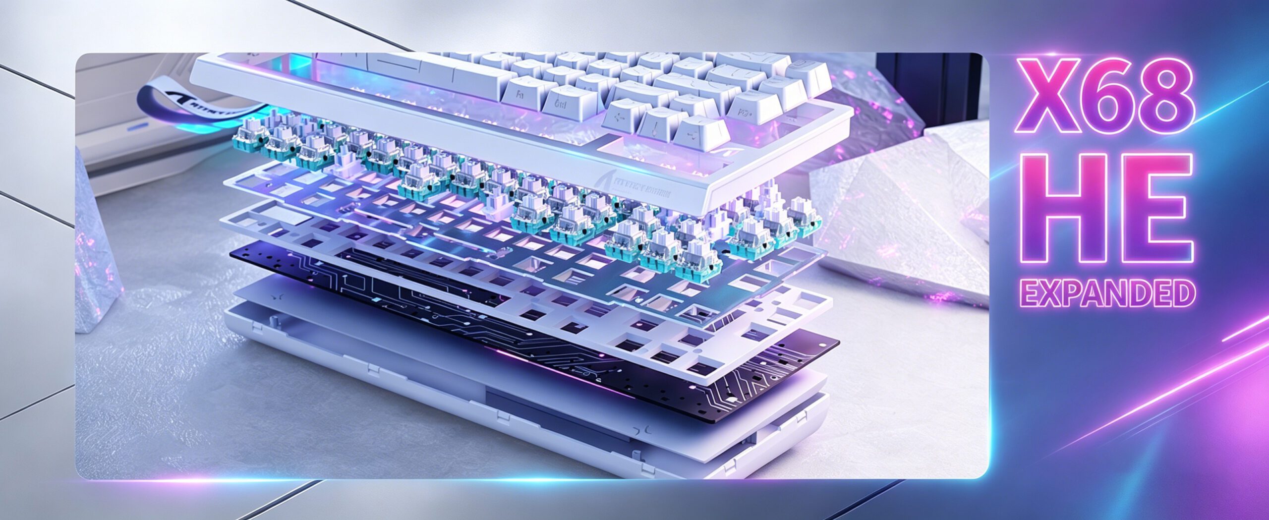 ATTACK SHARK X68 HE Hall Efect Keyboard