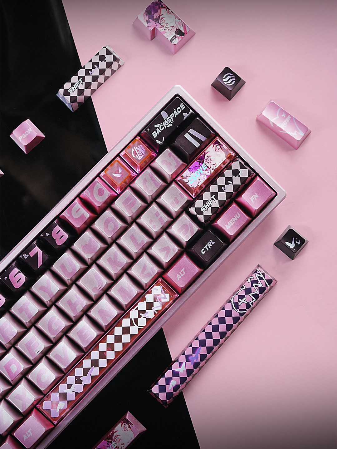 Titan Nation Dusk Butterfly Keycaps