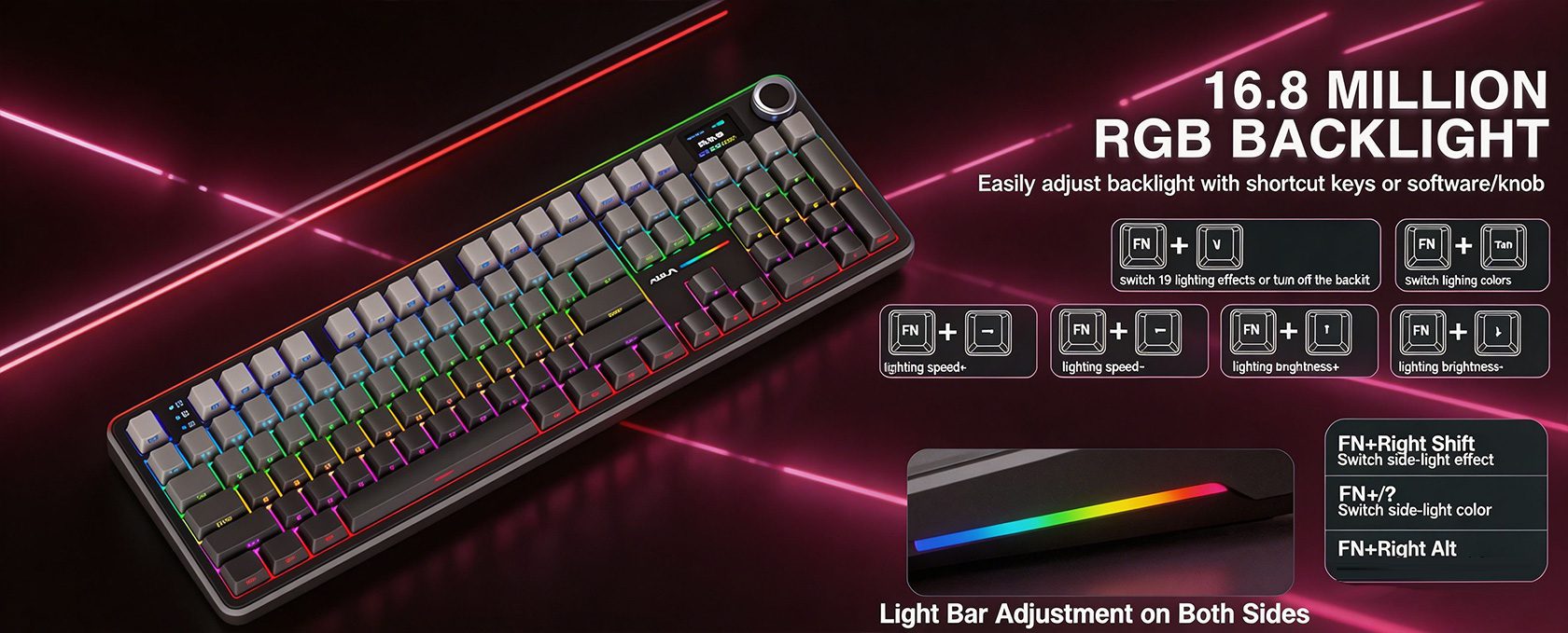 AULA F108 PRO Mechanische Tastatur