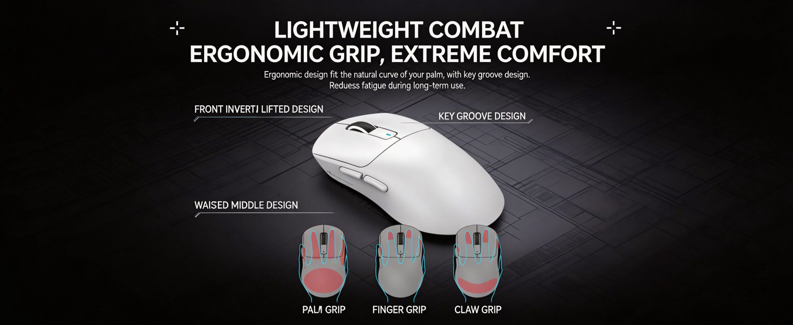 ATTACK SHARK X3 Wireless Gaming Mouse