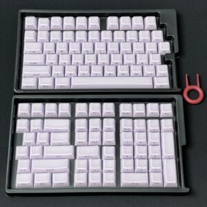 purple crystal side print