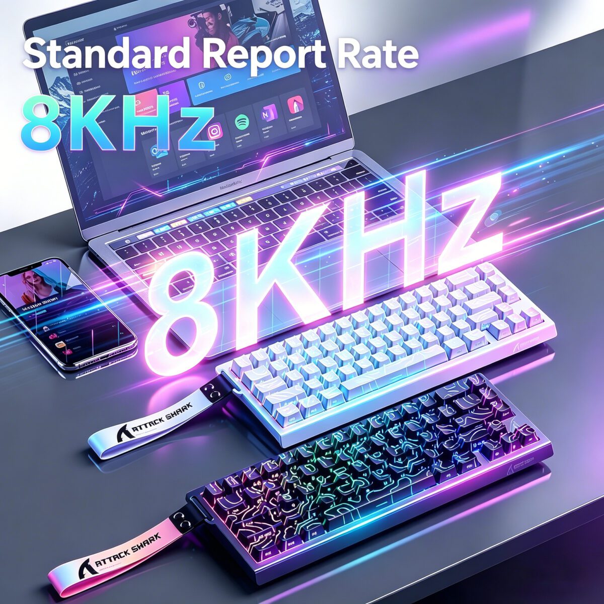 ATTACK SHARK X68 HE Hall Efect Keyboard