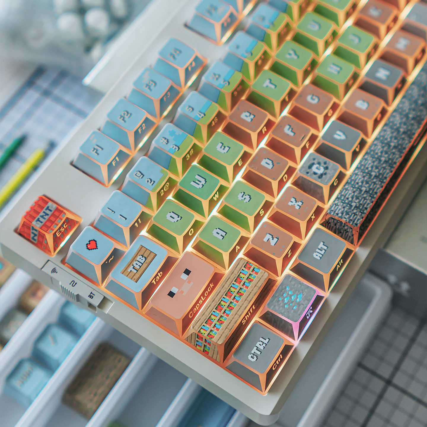 Shine Through Keycaps