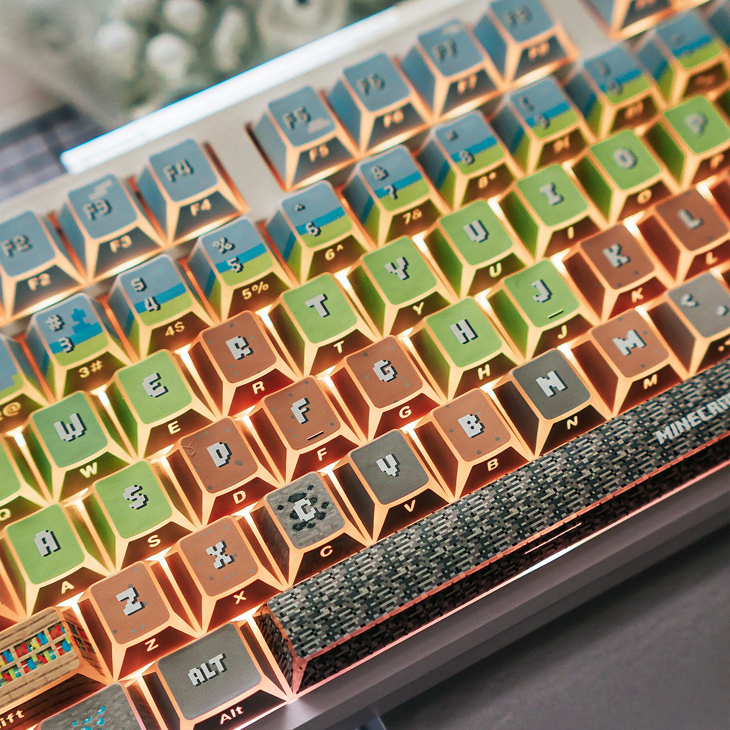 Shine Through Keycaps