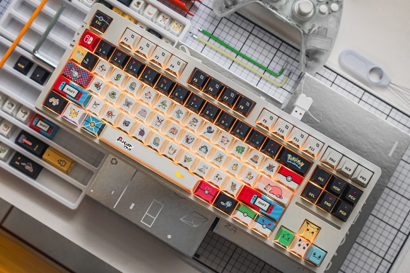 Shine Through Keycaps