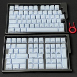 blue crystal side print