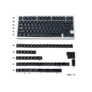 Prism Shine Through Keycaps 3.0 - Black